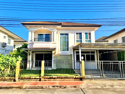 บ้านเดี่ยวให้เช่า : ให้เช่าภัสสร 28 กิ่งแก้ว-หนามแดง อยู่ถนนหนามแดง (ถนนเลียบคลองสำโรง) บางพลีใหญ่  สมุทรปราการ