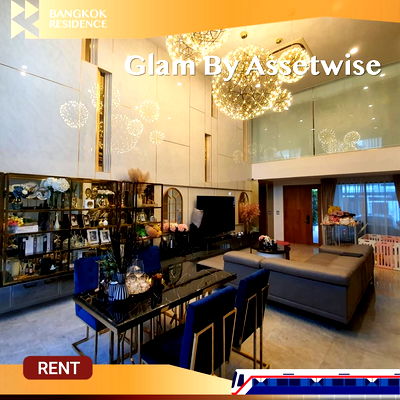 Townhouses for rent Chandrakasem Rajabhat University :   Glam By Assetwise 🏡 Luxury 3.5-Storey Home Office with Full Furnishing in the Heart of Lat Phrao  