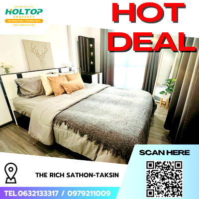Condos for rent : #R8610 🎉 050169 Condo for Rent: The Rich Sathon-Taksin