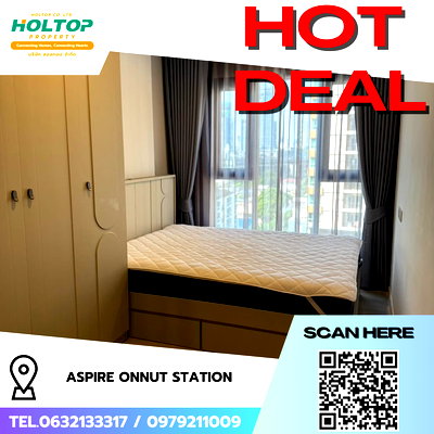 Condos for rent : #R8605 🎉 050169 Condo for rent: Aspire Onnut Station