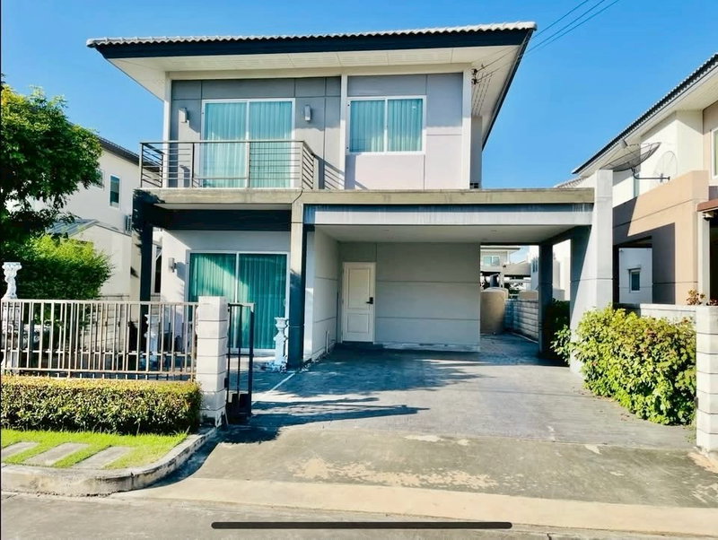 บ้านเดี่ยวให้เช่า : [ให้เช่า] บ้านเดี่ยว 4-ห้องนอน โครงการ Centro สุขสวัสดิ์ - พระราม 3 เฟอร์ครบ 🐶Pet Friendly🐱