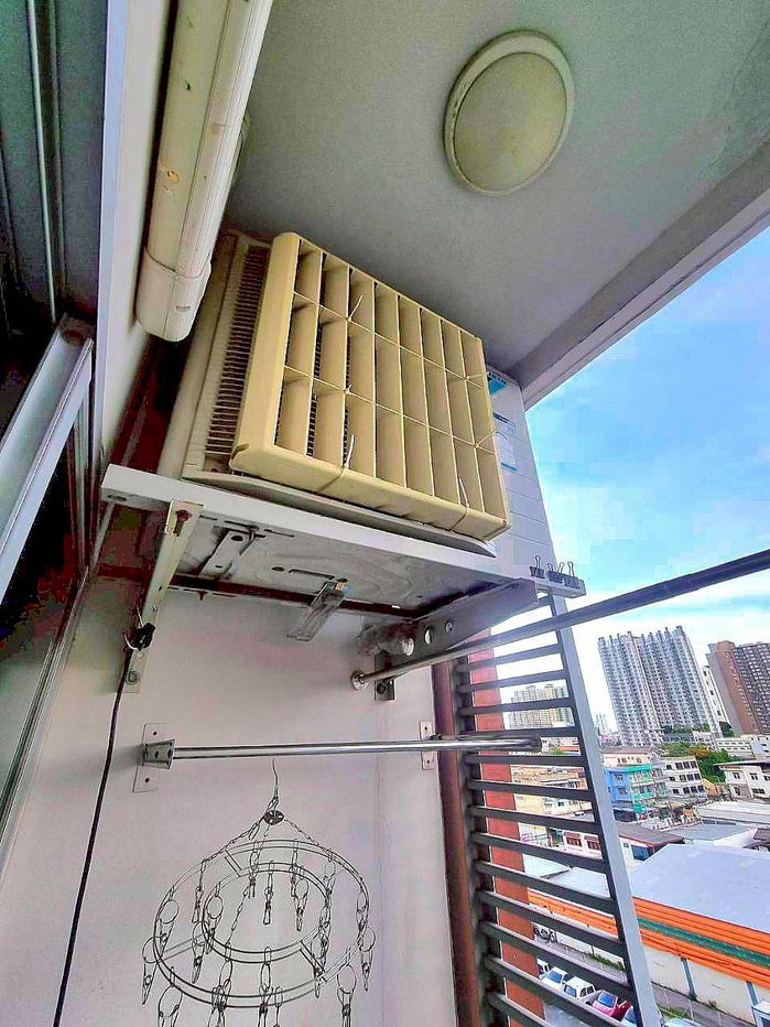 รูป คาซ่า รัชดา ราชพฤกษ์ 26 ตร.ม. เฟอร์บิ๊วอิน เครื่องใช้ไฟฟ้าครบ มีเครื่องซักผ้า แอร์ใหม่ พร้อมเข้าอยู่ สภาพดี ชั้น 7 ทิศใต้ ลมแรง - รูปที่ 7/25