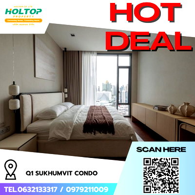 Condos for rent : #R8608 🎉 050169 Condo for Rent: Q1 Sukhumvit Condo