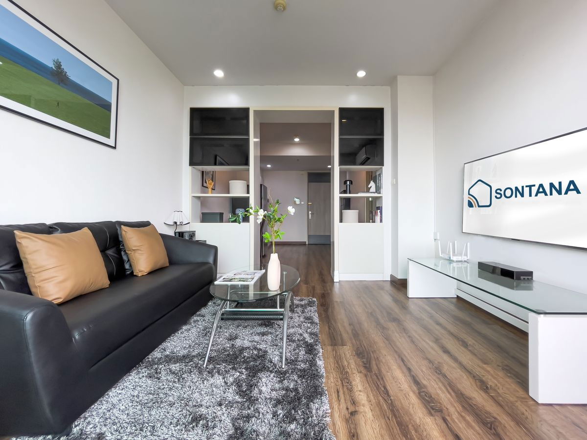 picture Supalai Premier Ratchathewi【𝐑𝐄𝐍𝐓】🔥A room that truly provides breathing space, with clear proportions.🔥 Contact Line ID: @hacondo - 3/10