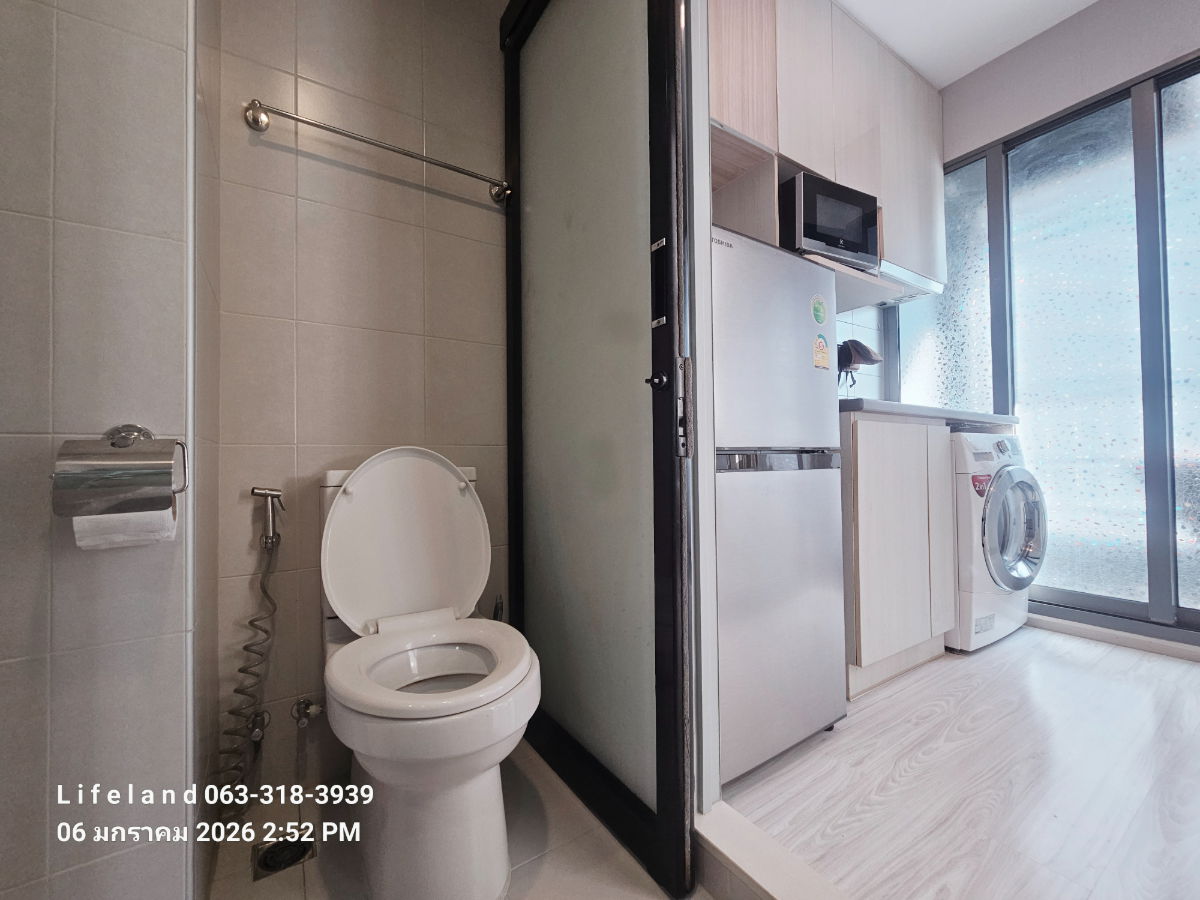 รูป ให้เช่า Ideo Mobi Sukhumvit Eastgate ชั้น 15 [เครื่องซัก-อบผ้า] เฟอร์ครบ พร้อมอยู่ [Line: @lifeland] - รูปที่ 14/16