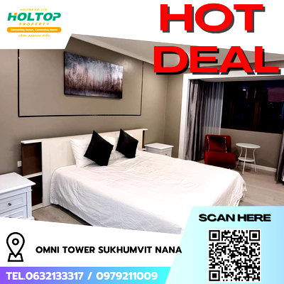 Condos for rent : #R8677 🎉 060169 Condo for Rent: Omni Tower Sukhumvit Nana