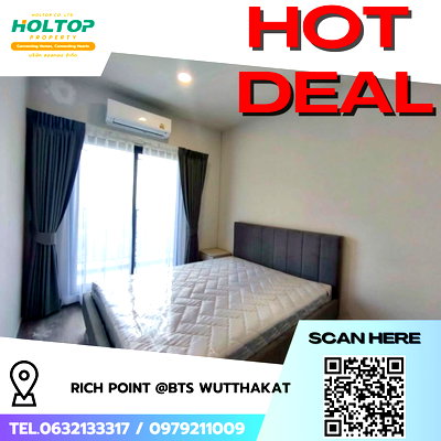 Condos for rent : #R8668 🎉 060169 Condo for Rent: Rich Point @BTS Wutthakat