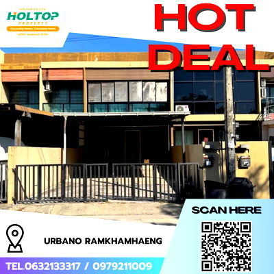 เช่าทาวน์โฮม รามคำแหง 118 : #R8682  🎉 060169 ให้เช่าบ้าน Urbano Ramkhamhaeng