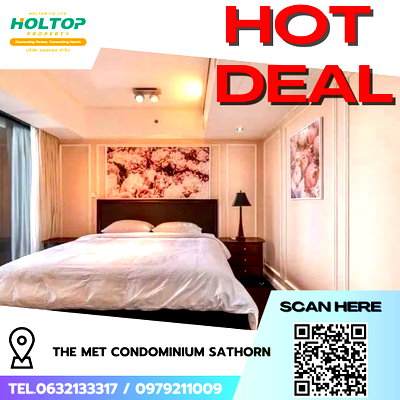 คอนโดให้เช่า : #R8669  🎉 060169 ให้เช่าคอนโด The Met Condominium Sathorn