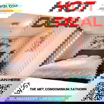#R8669 🎉 060169 ให้เช่าคอนโด The Met Condominium Sathorn