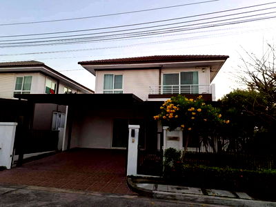 บ้านเดี่ยวให้เช่า : HR3138ให้เช่าบ้านเดี่ยวหลังมุม มัณฑนา วงแหวน-อ่อนนุช 3ทำเลศักยภาพ ใกล้ Mega Bangna & สุวรรณภูมิ พร้อมเข้าอยู่ได้ทันที