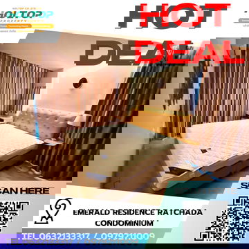 #R8652 🎉 060169 ให้เช่าคอนโด Emerald Residence Ratchada Condominium