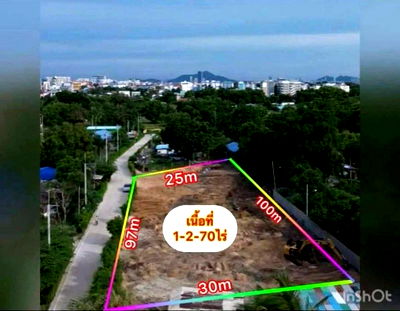 Land for sale Muang Chon Buri Chonburi : Beautiful plot of land for sale in Bang Saen. Excellent location with high potential, near Khao Lam Road.