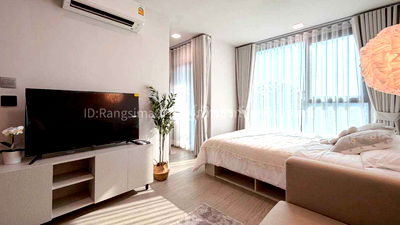 Condos for rent Soi On Nut (Sukhumvit 77) : Atmoz Oasis On Nut (walking only 400 meters to MRT Srinuch) new room 1 Line: Rangsima07