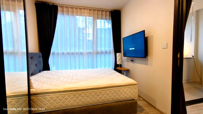 Condos for rent : (Short term) For Rent XT Huai Khwang 🌸Condo near MRT Huai Khwang
