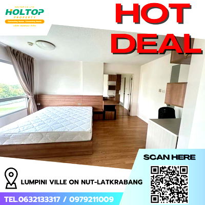 Condos for rent Lat Krabang : #R8673 🎉 060169 Condo for Rent: Lumpini Ville On Nut-Latkrabang