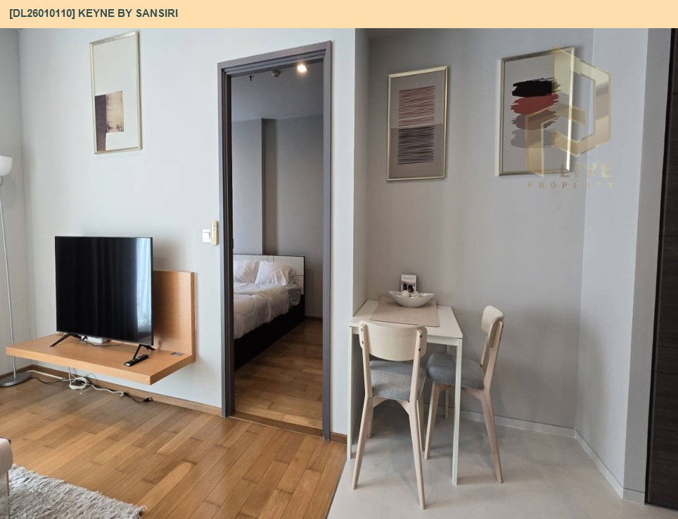 picture DL26010110 Condo for rent, Keyne near BTS Thong Lo, ready to move in, call urgently 0656133286 LineID @534wlwof - 4/6