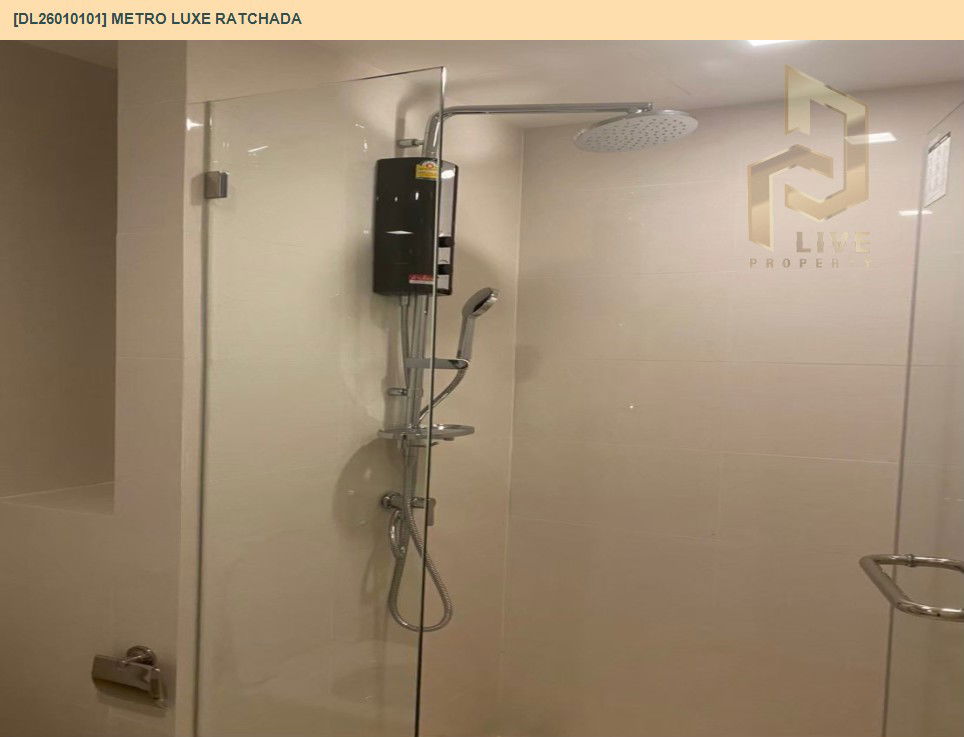 picture DL26010101 Condo for rent, Metro Luxe Ratchada near MRT ห้วยขวาง, ready to move in, call urgently 0656133286 LineID @534wlwof - 12/12
