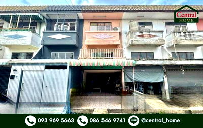 อาคารพาณิชย์ สนามบินดอนเมือง : ตึกแถว 3 ชั้น  บูรพาวิลล่า 12 ดอนเมือง