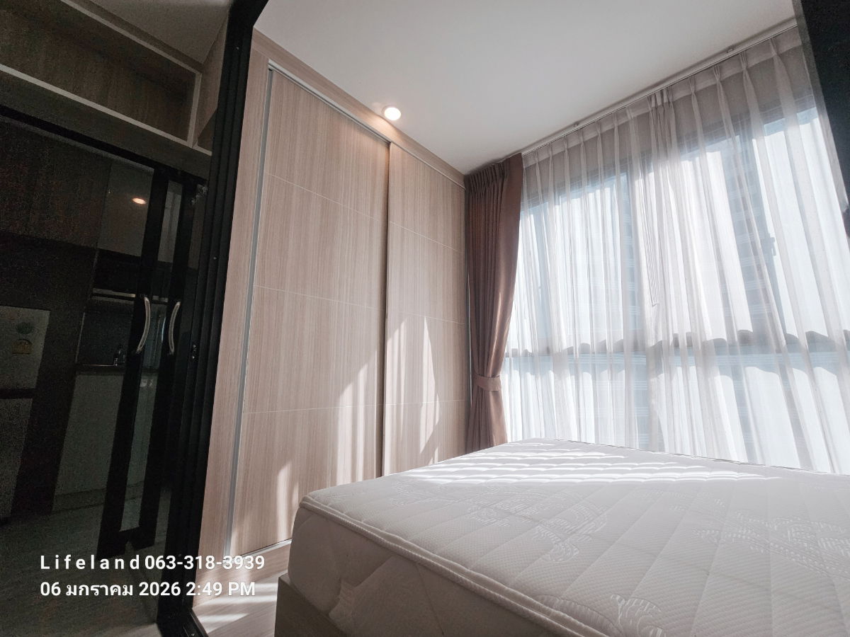 รูป ให้เช่า Ideo Mobi Sukhumvit Eastgate ชั้น 15 [เครื่องซัก-อบผ้า] เฟอร์ครบ พร้อมอยู่ [Line: @lifeland] - รูปที่ 2/16