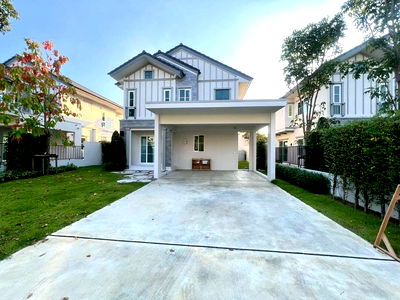 Houses for rent : 🟪🟦🟩🟨🟧 For Rent: Villaggio 3 Srinakarin - Bangna (• 4 Bedrooms, 3 Bathrooms) 🛎️🛎️ | Line@: @assetspro