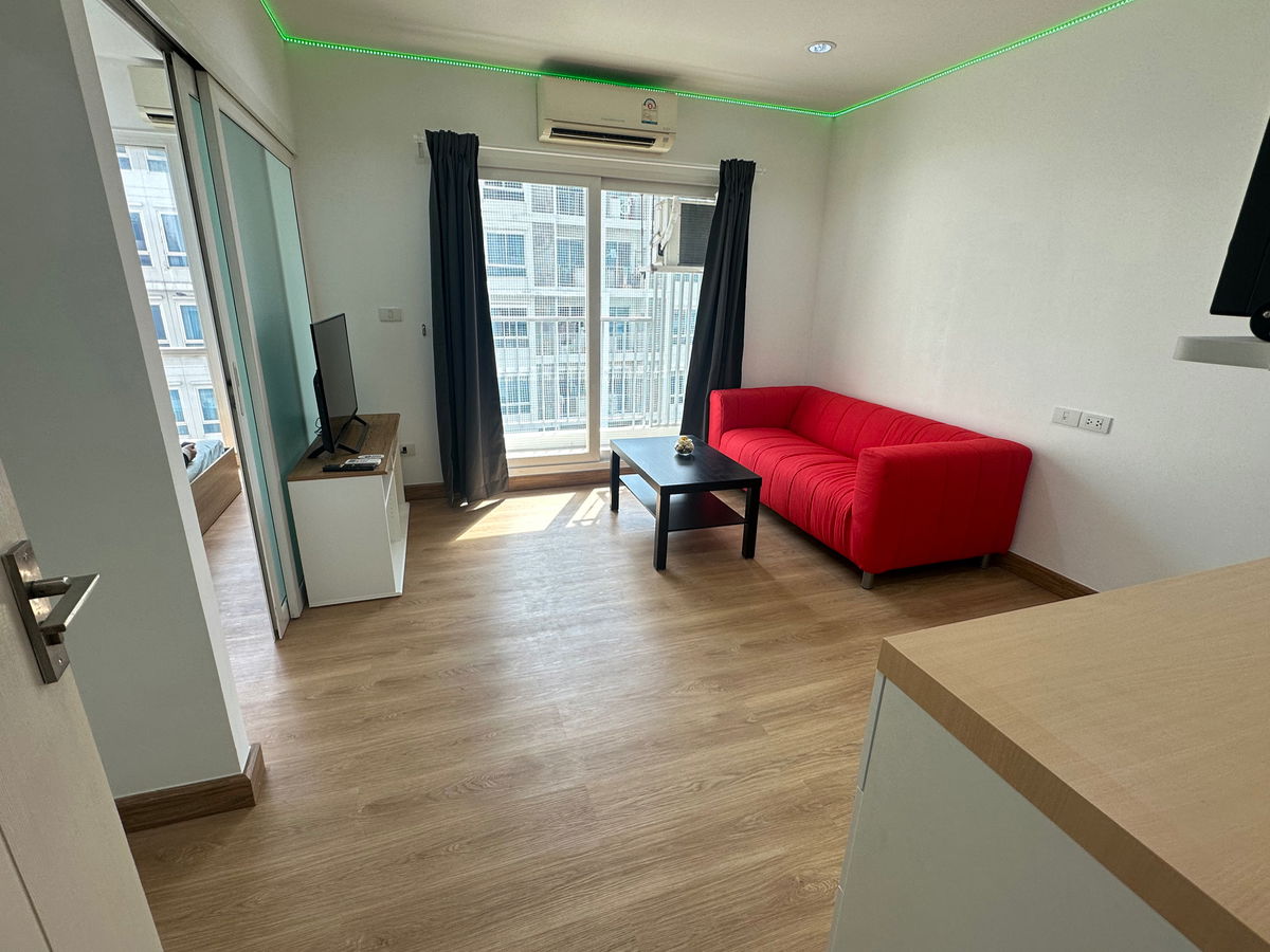 รูป ขาย The Key ประชาชื่น (33 ตร.ม.) ⚡️ห้อง Renovate ใหม่กริบ! ได้เตียง King Size 6 ฟุต เฟอร์ฯครบ เพียง 2.2 ลบ. (ใกล้ DPU/The Mall) - รูปที่ 1/11