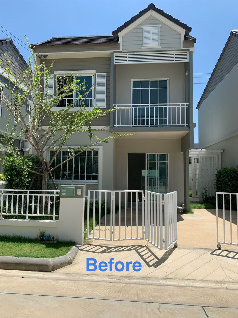 ขายบ้านแฝด : Hot Deal! ขายเดอะวิลเลจ บางนา-วงแหวน 3 Pet friendly 