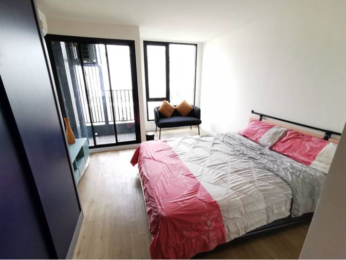 📢ปล่อยเช่า Attitude BU ตรงข้ามม.กรุงเทพ ตึก C ชั้น 5 ขนาด 23 sqm มี 1 ห้องนอน