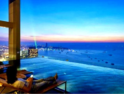 คอนโด ถนนพัทยาเหนือ : เซนทริค ซี  คอนโดมิเนียม  ที่ตั้ง: จอมเทียน