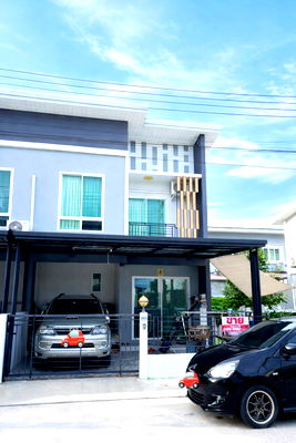 Townhouses for sale Yothathikan Khu Khot-Khlong Luang Rd. : Real Deal! Corner Unit Townhome for Sale Perfect Zone  Rangsit – Pathum Thani 28.8 sq.wah 