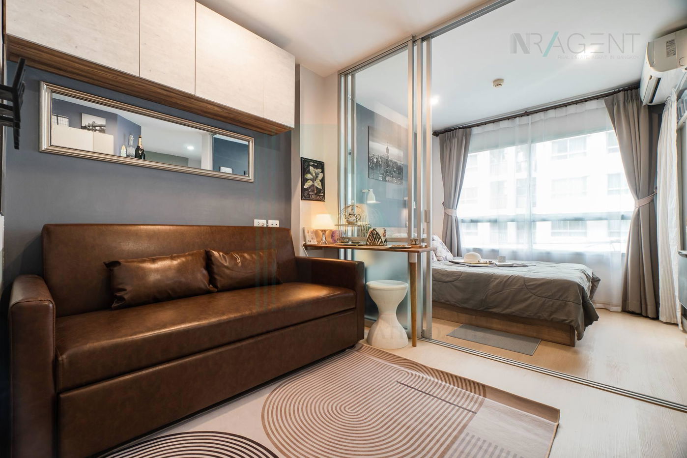 picture ðš For Rent Condo LUMPINI VILLE ONNUT 46 Building A, Floor 4,1 bed room, Room size 23.00 sqm - 1/8