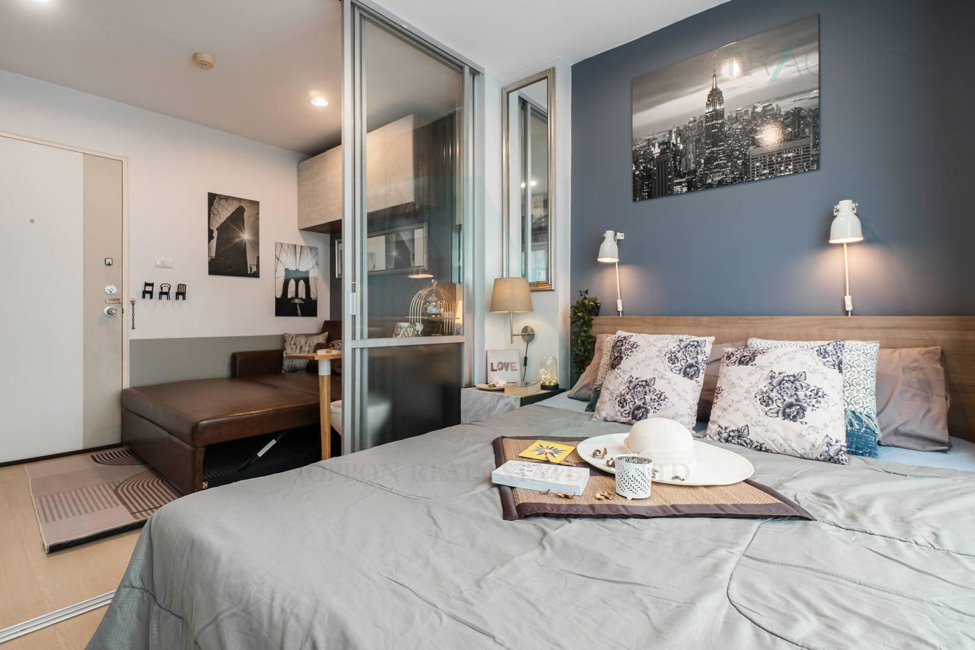 picture ð For Rent Condo LUMPINI VILLE ONNUT 46 Building A, Floor 4,1 bed room, Room size 23.00 sqm - 3/8