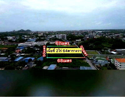 Land for sale Muang Chon Buri Chonburi : Prime land for sale in Bang Saen, Chonburi. Near the sea and adjacent to Highway 3.
