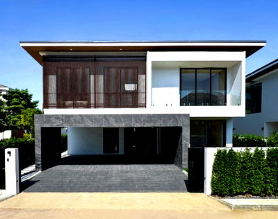 บ้านเดี่ยว เขตประเวศ : 🏠ขายบ้านเดี่ยว 112 ตร.ว หมู่บ้านเทพธานี เฉลิมพระเกียรติ ร.9 💢(บ้านสร้างใหม่ ออกแบบเฉพาะ หรูหรา โดดเด่น)💢