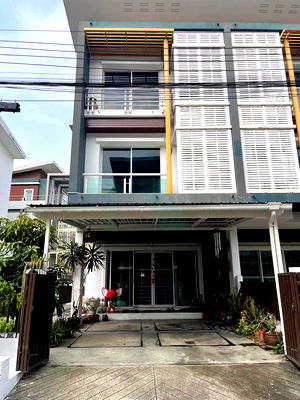 ทาวน์โฮม ปากเกร็ด นนทบุรี : 📌 ขายทาวน์โฮม โครงการ ชวนชื่น โมดัส เซนโทร 3 ชั้น 3 ห้องนอน 3 ห้องน้ำ