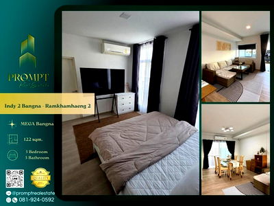 บ้านเดี่ยวให้เช่า : IJ04420 - Indy 2 Bangna - Ramkhamhaeng 2
