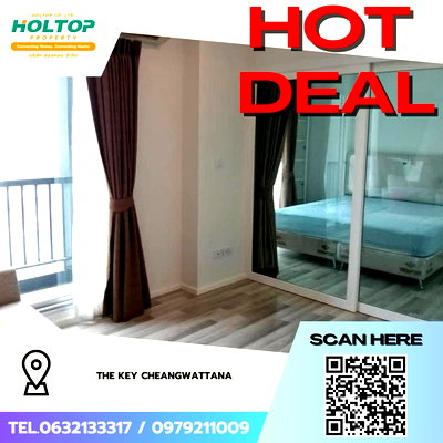 Condos for rent : #Z3993💥 060169 🔥 Condo for Rent: The Key Chaengwattana
