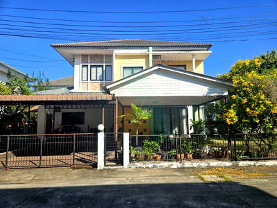 บ้านเดี่ยว วิทยาลัยสารพัดช่างสมุทรปราการ ชุมชนเมืองใหม่บางพลี : 📌 ขายบ้านเดี่ยว โครงการ แกรนด์ การ์เด้น  กัลปพฤกษ์ 2 ชั้น 3 ห้องนอน 3 ห้องน้ำ