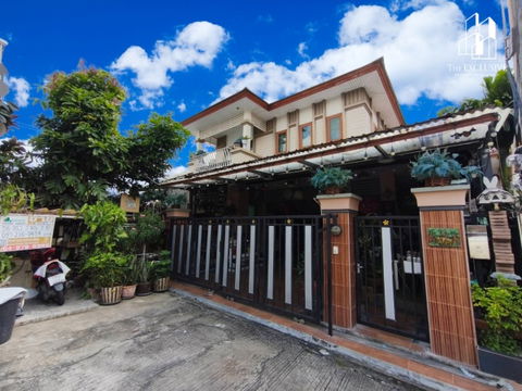 Two-story detached house for sale in Suchawalai Rama 5 project, located on Rama 5-Nakhon In Road