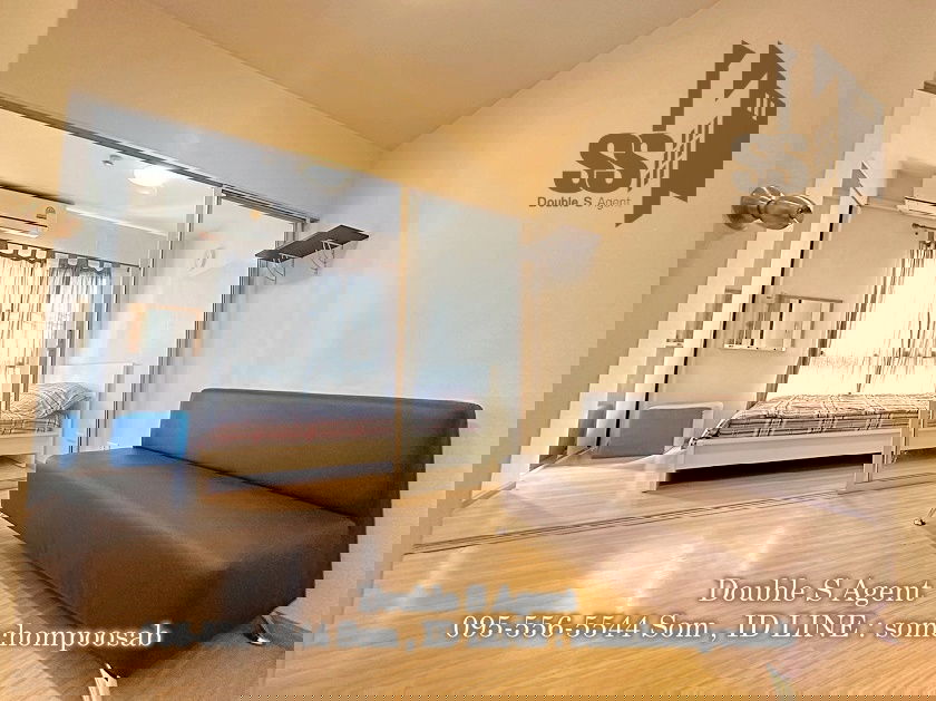 picture SS 307 #For rent Plum Condo Bang Yai Station #For rent Plum Condo on Khlong Thanon Bang Yai, 23 sq.m., Building E, 7th floor - 4/9