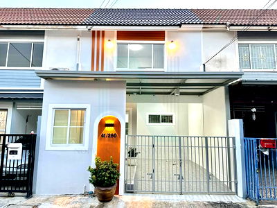 Townhouses for sale Lotus's go fresh Pruksa Village 3 : 📌 For Sell Town house BAAN PRUKSA 45 BANGYAI 2-story 3 bedroom 2 bathroom