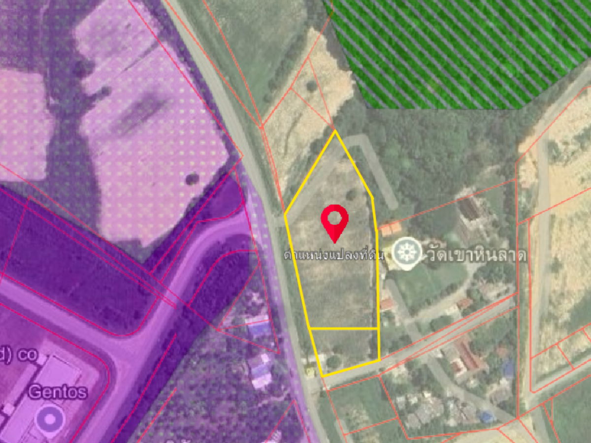 picture Prime land for sale, located on the main road in Khao Khansong Subdistrict, Sriracha District, Chonburi Province. Area: 8 rai 73 square wah. - 2/6