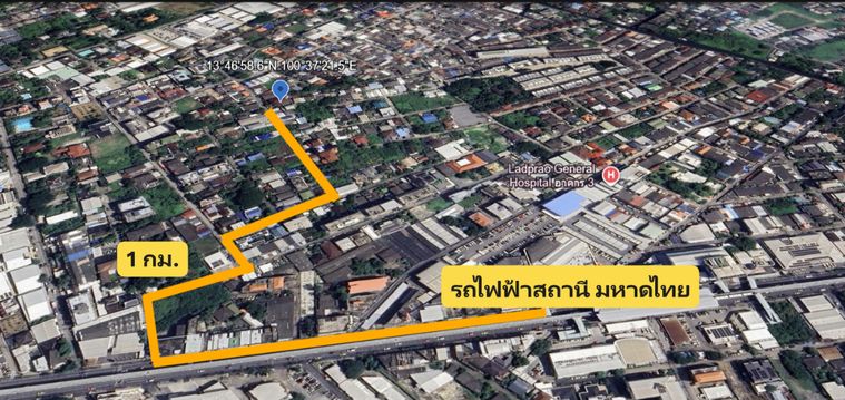 Land for sale, 89 sq wah, Wang Thonglang
