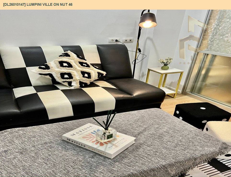 picture DL26010147 Condo for sale, Lumpini Ville On Nut 46 near BTS On Nut, ready to move in, call urgently 0614453194 LineID @162cjixi - 5/8
