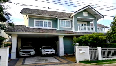 Houses for sale JAS green village - Kubon : 📌 For Sell House BURASIRI PANYAINDRA 2-story 3 bedroom 3 bathroom