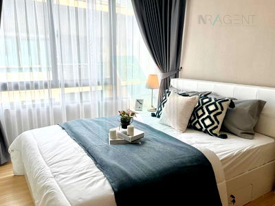 คอนโดให้เช่า : ให้เช่า เมโทรลักซ์ รัชดา 1ห้องนอน ชั้น8 อาคารD ใกล้ ตลาดเมืองไทยภัท