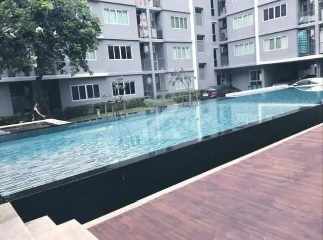 รูป ให้เช่าดีคอนโด รามอินทรา ตึก C ชั้น 6 วิวสระ 6,500 บ./เดือน ติดถ.รามอินทรา รถไฟฟ้าสายสีชมพู - รูปที่ 7/9