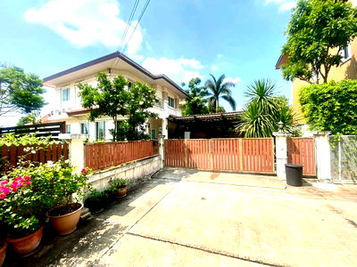 บ้านเดี่ยว นนทบุรี : ขาย บ้านเดี่ยว หลังริม หมู่บ้าน เนเจอร์โฮม วงแหวน - พระราม 5