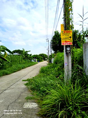 ที่ดิน ม.เอเชียอาคเนย์ : ขายที่ดินพุทธมณฑลสายสอง 113 ตรว ติดถนนคอนกรีตสาธารณะ ถมแล้ว  ซ.11 ภาษีเจริญ กทม.