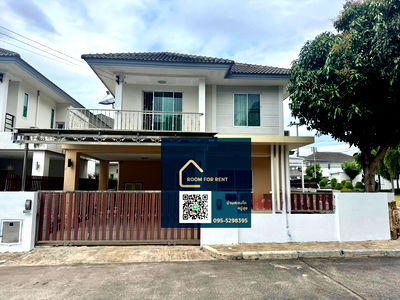เช่าบ้านเดี่ยว ม.เกษตรศาสตร์ ศรีราชา : ให้เช่าหมู่บ้านเดอะทรี ศรีราชา ชลบุรี